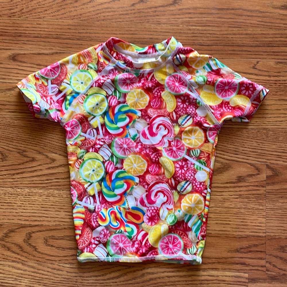 Hula bay swim rashguard - 3t - gently used